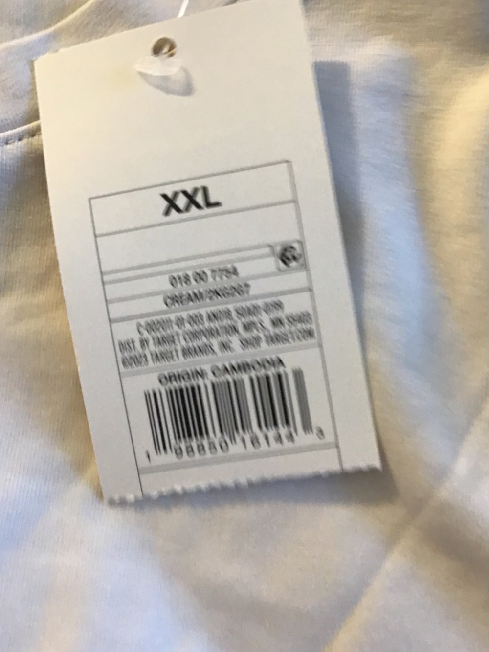 A New Day Womens Cream Colored Stretch T-Shirt Size XXL - Picture 5 of 9